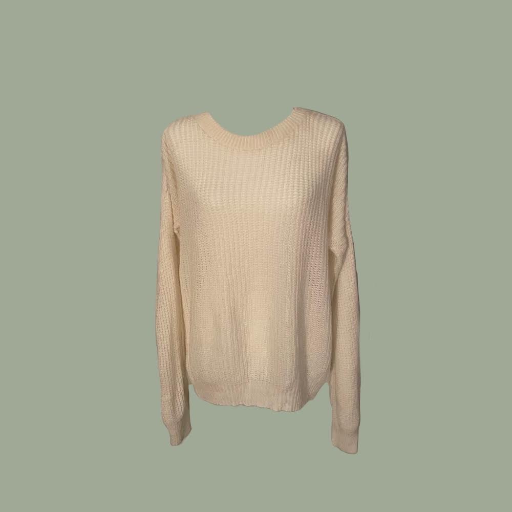 White/light Ivory Sweater